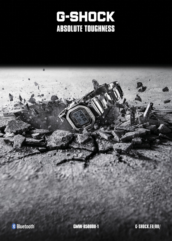 CASIO G-SHOCK B5000 В МЕТАЛЛЕ
