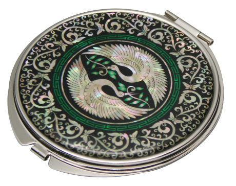 zerkalce-skladnoe-quot-zhuravlinaya-para-quot-chernoe-art-mil-dh6